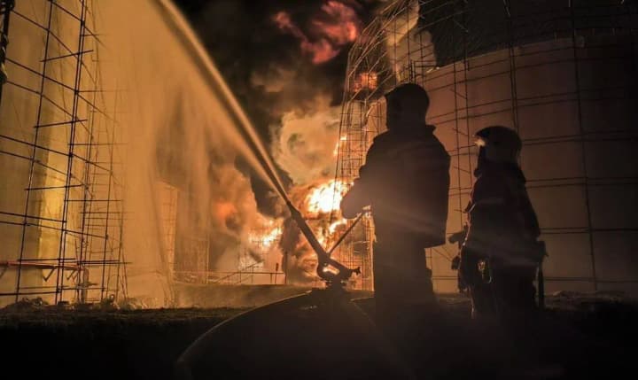 fire-at-an-oil-depot-in-voronezh-region-drones-reportedly-pierced-a-protective-net