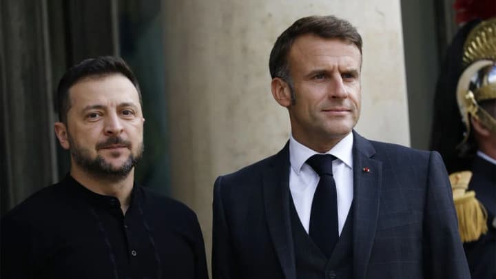 they-discussed-a-visit-to-the-united-states-zelenskyy-confirms-conversation-with-macron