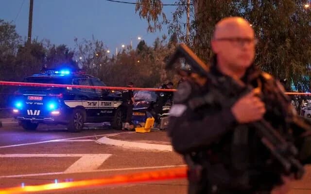 in-israel-a-palestinian-drove-into-a-bus-stop-13-wounded-attacker-shot-dead