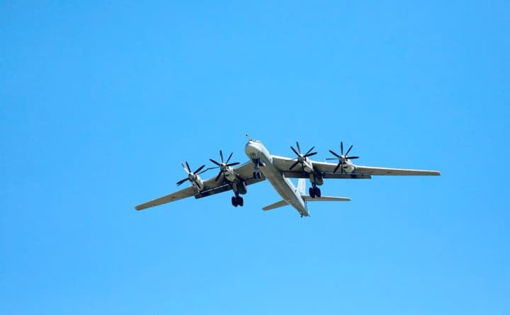 strategic-bombers-tu-95-took-off-from-an-airfield-in-the-russian-federation