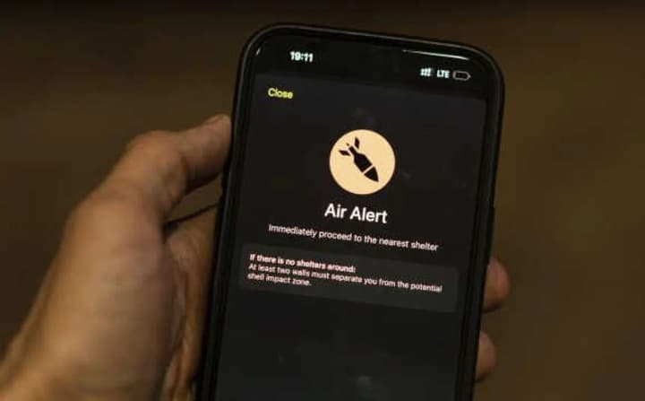 an-alert-has-been-issued-in-kyiv-and-several-regions-for-the-second-time-this-evening-due-to-the-threat-of-ballistics