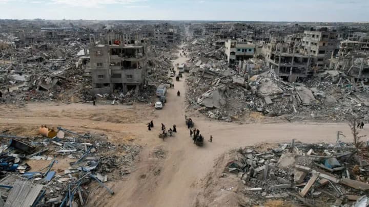 izrail-planuie-rozmistyty-naselennia-hazy-u-humanitarnomu-misti-na-ruinakh-rafakha