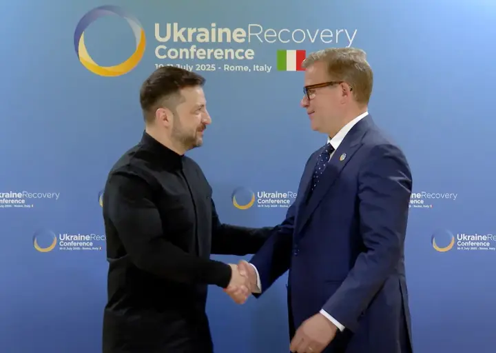 zelenskyy-met-with-finlands-prime-minister-in-rome-discussed-the-front-line-situation-and-joint-arms-production