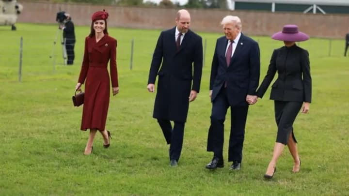 the-prince-and-princess-of-wales-held-a-private-meeting-with-the-trumps