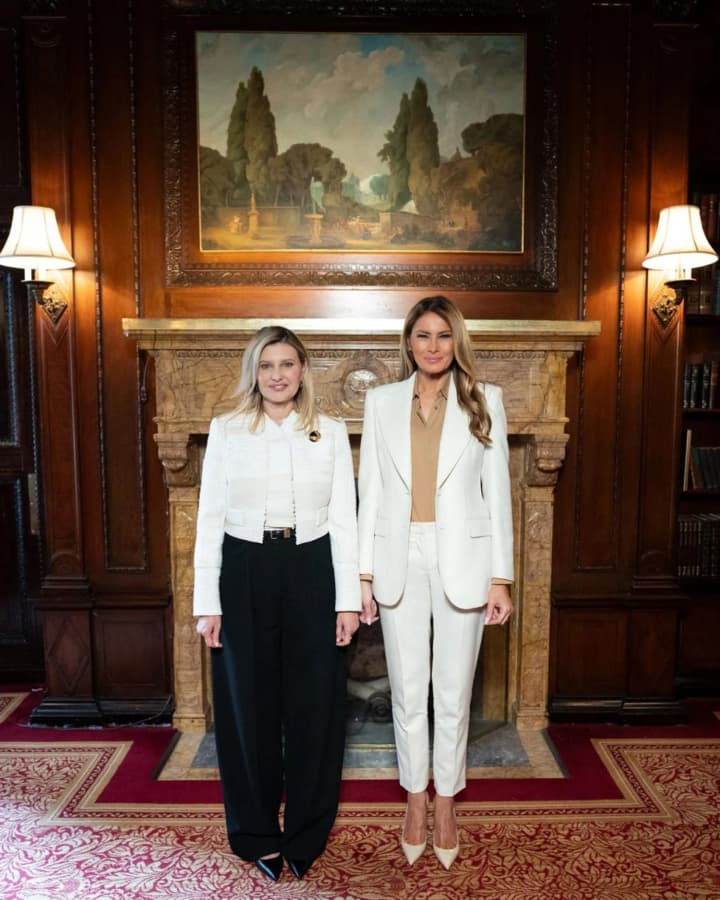 obsudila-zashchitu-detei-i-poblagodarila-za-pismo-putinu-yelena-zelenskaya-o-vstreche-s-melaniei-tramp