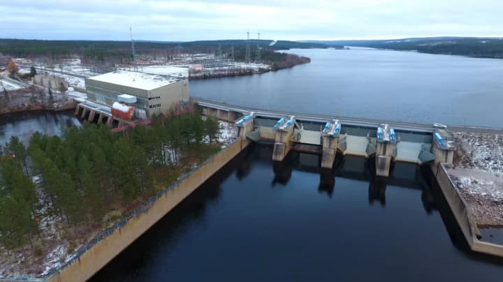 drone-spotted-over-hydropower-plant-in-finland