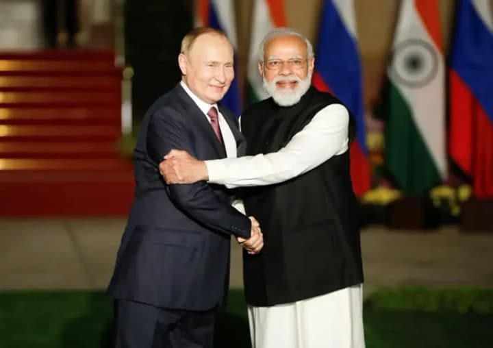 putin-met-with-modi-in-india-thanked-him-for-his-attention-to-peace-efforts-regarding-russias-war-against-ukraine-and-spoke-about-negotiations-with-the-united-states