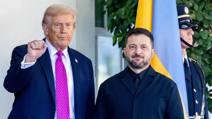 presa-zaproshuietsia-tramp-zaiavyv-shcho-zustrich-iz-zelenskym-vidbudetsia-v-obidnii-zali-mar-a-lago