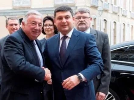 В.Гройсман розповів голові Сенату Франції про децентралізацію та боротьбу із корупцією