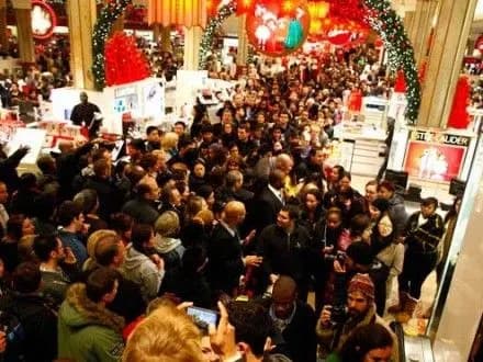 Покупці витратили 3,34 млрд дол. в «чорну п'ятницю»