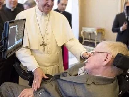 Папа Римський зустрівся із науковцем С.Хокінгом