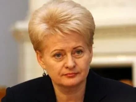 Д.Грибаускайте: литовский народ всегда держит Украину в своем сердце