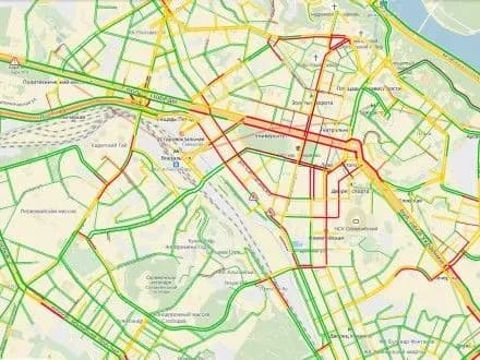 Затори в столиці сягнули семи балів