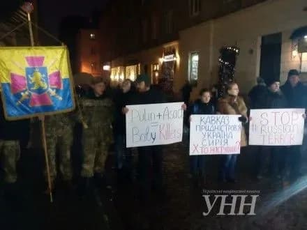 Акцию солидарности с сирийцами провели во Львове