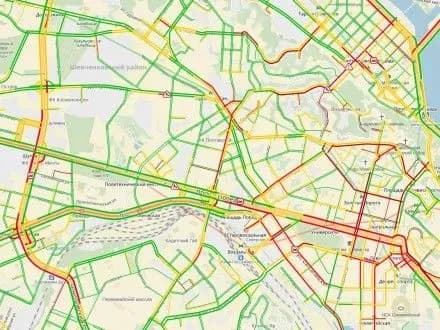 Пробки в Киеве достигли семи баллов