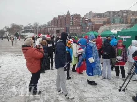 Спортивний забіг пройшов у Дніпрі до Дня Святого Миколая