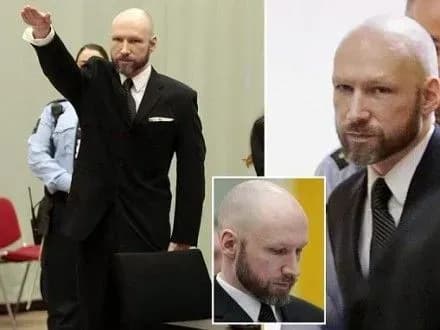 А.Брейвік показав нацистське вітання у суді в Норвегії