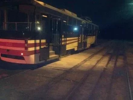 Пожежа сталася в київському трамваї