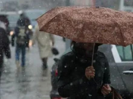 Сегодня в Киеве мокрый снег и дождь