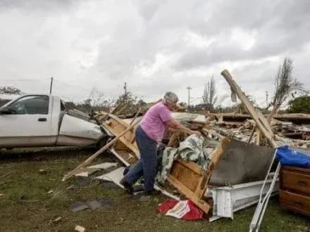 Через негоду у штатах Джорджія й Міссісіпі загинуло 20 людей