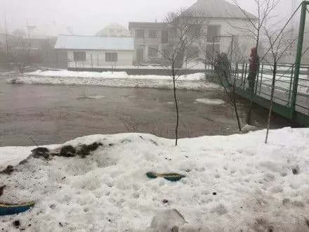 Два житлових будинки впали через підтоплення на Закарпатті