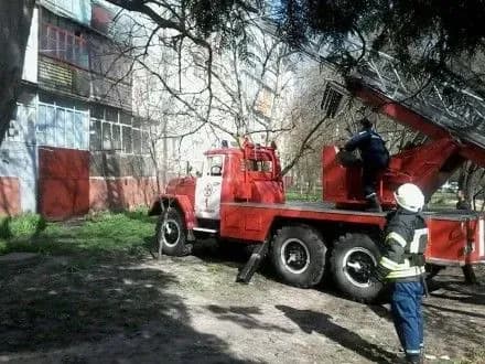 Пятиэтажка загорелась в Хмельницком