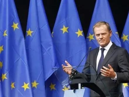 Туск в Брюсселе прочитал свое заявление украинской