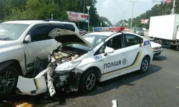 В Україні сталося близько 500 ДТП за участю патрульних