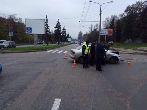 Внаслідок ДТП у Запоріжжі постраждало двоє дітей
