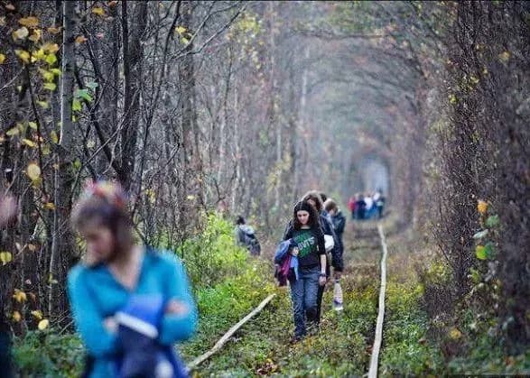 Відомий тунель кохання облагороджують на Рівненщині