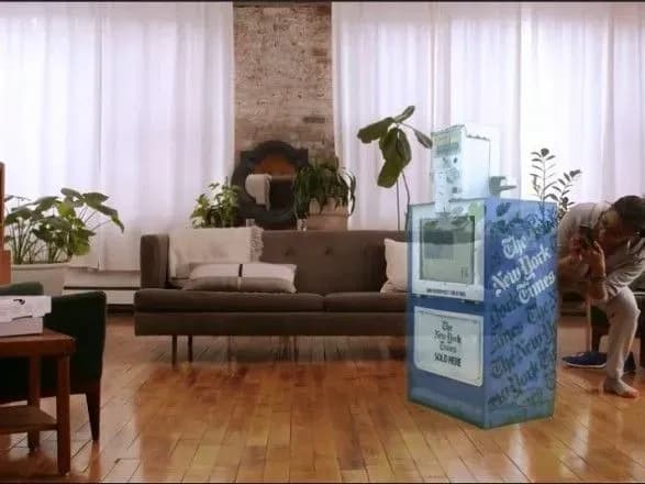 The New York Times опубліковала матеріал з доповненою реальністю