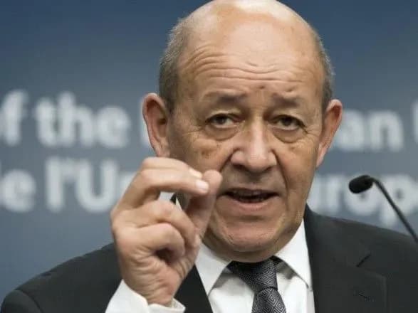 Голова МЗС Франції: РФ мусить забезпечити дотримання режиму тиші на Донбасі