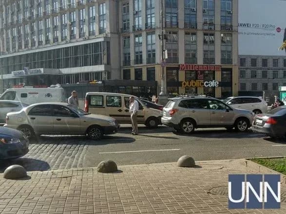 На Хрещатику сталася ДТП
