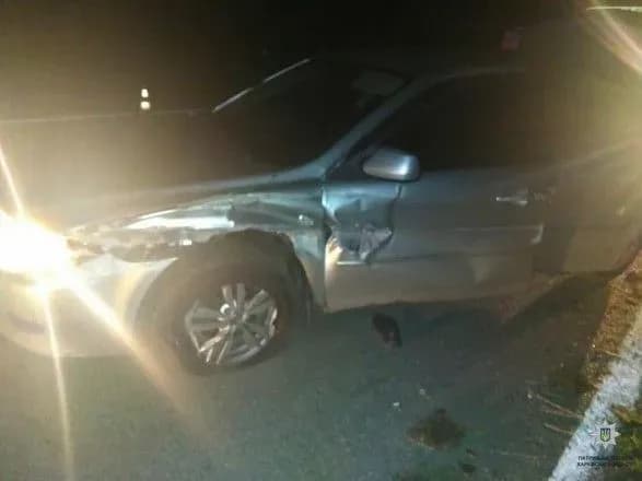 У Харкові водій врізався в авто поліцейських, коли намагався втекти