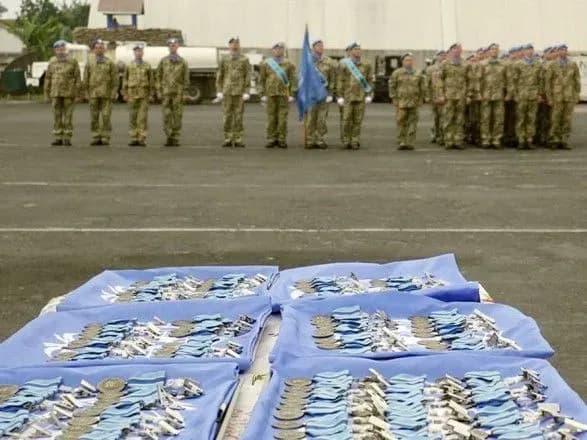 Українських миротворців у Конго нагородили медалями ООН