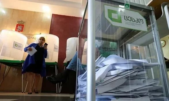 ЦВК Грузії обробив 99,95% бюлетенів