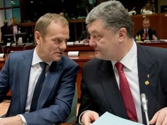 Туск зустрінеться з Порошенко напередодні саміту ЄС