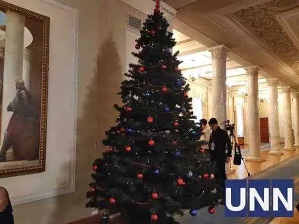 Цього року в Раді встановили вживані ялинки