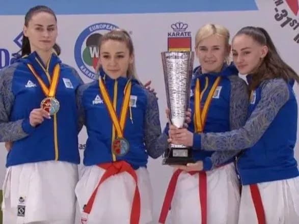 Украинские каратистки стали чемпионками Европы