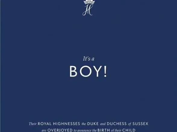 Меган Маркл народила хлопчика
