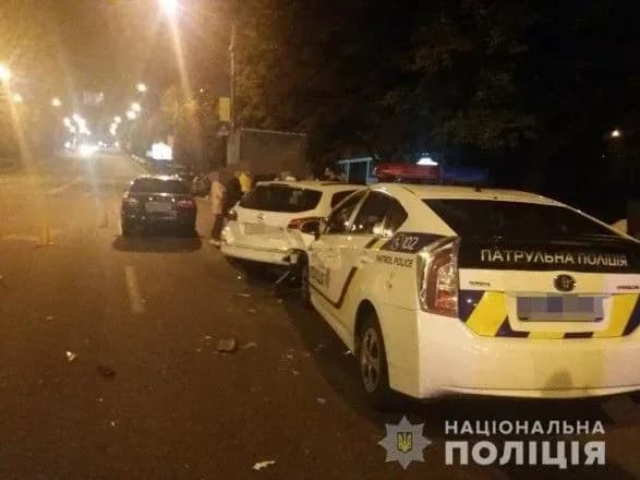 У центрі Харкова патрульні потрапили у ДТП під час переслідування порушника