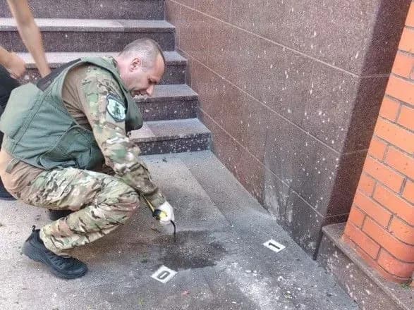 Во дворе в Херсонской области произошел взрыв