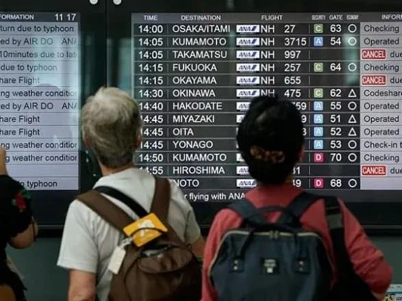 Кількість постраждалих через тайфун у Японії зросла до 36