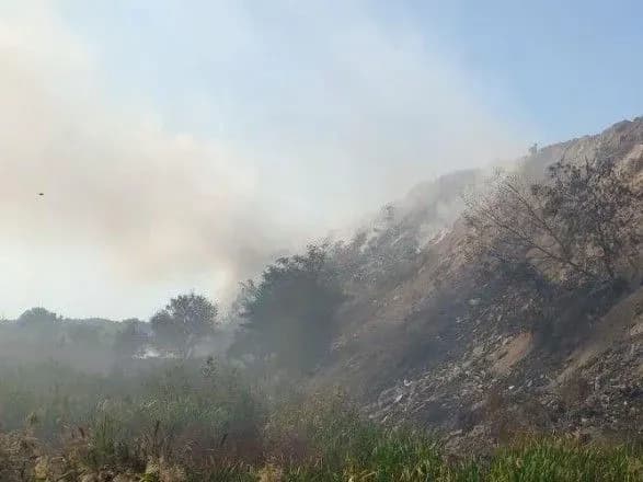 Свалка под Черниговом загорелась из-за поджога — ОГА