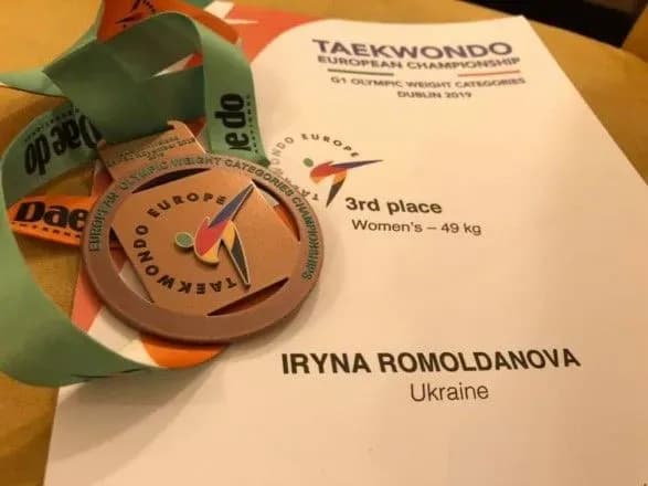 Українська тхеквондистка виборола нагороду чемпіонату Європи