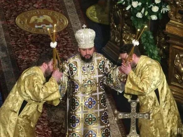 ПЦУ відзначає річницю інтронізації митрополита Епіфанія
