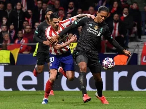 "Ливерпуль" потерпел поражение от "Атлетико" в игре плей-офф Лиги чемпионов