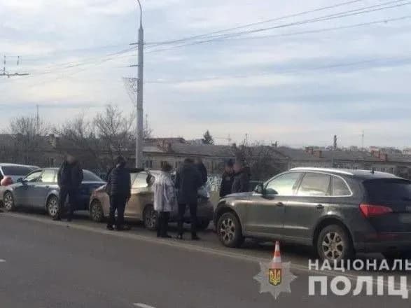 В Луцке столкнулись четыре автомобиля, есть пострадавший