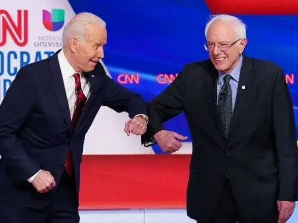 Вибори в США: Байден розкритикував Сандерса за відмову підтримати санкції проти Росії