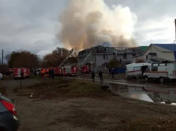 У Росії сталася масштабна пожежа, є загиблі